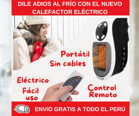 Image of CALEFACTOR PORTATIL ELECTRICO/ Delivery Gratis