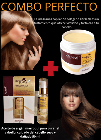 Image of COMBO PERFECTO/REVITALIZADOR CAPILAR -KARSEELL💇/ Envío Gratis