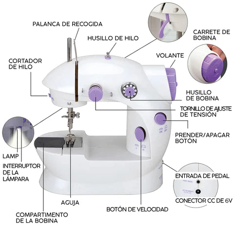 Image of NUEVA MINI MÁQUINA DE COSER PORTÁTIL