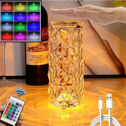 Image of LAMPARA CRISTAL LED +CONTROL REMOTO + CABLE USB  | ENVÍO GRATIS